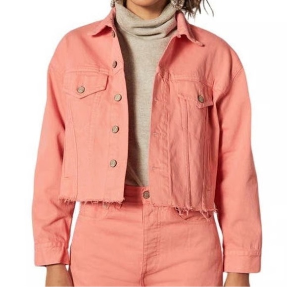 Boyish The Harvey Coral Denim Jacket NWT - Picture 1 of 6